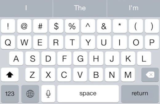 iOS 8.1 jailbreak custom keyboard2”  title=