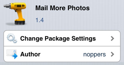Mail More Photos iPhone
