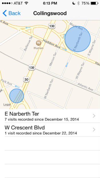 How to view frequent locations on your iPhone.