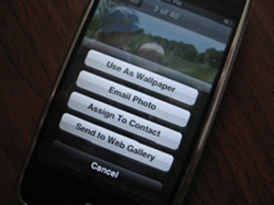 iphone web gallery feature comes without update