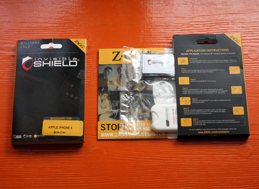 ZAGG invisibleSHIELD iPhone 5 photo package