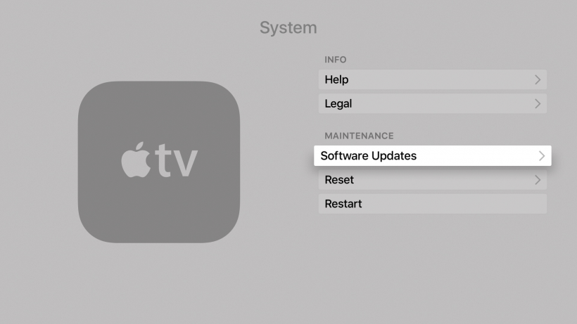 tvOS update