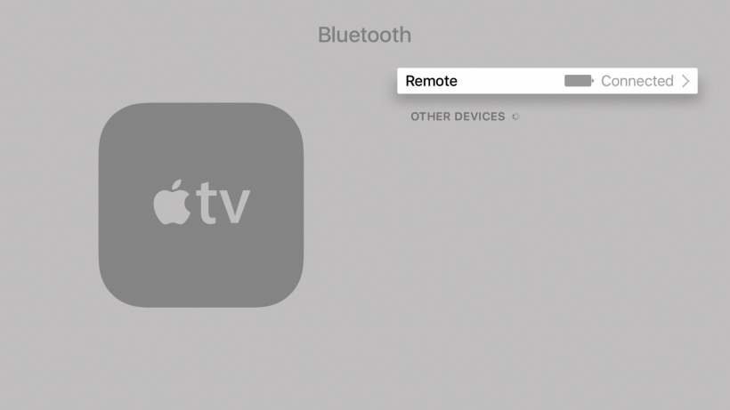 Siri Remote battery level Siri Remote battery level