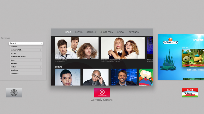 Apple TV app switcher