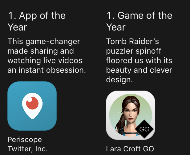 Apple's Best of 2015