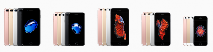 2016 iPhone Lineup