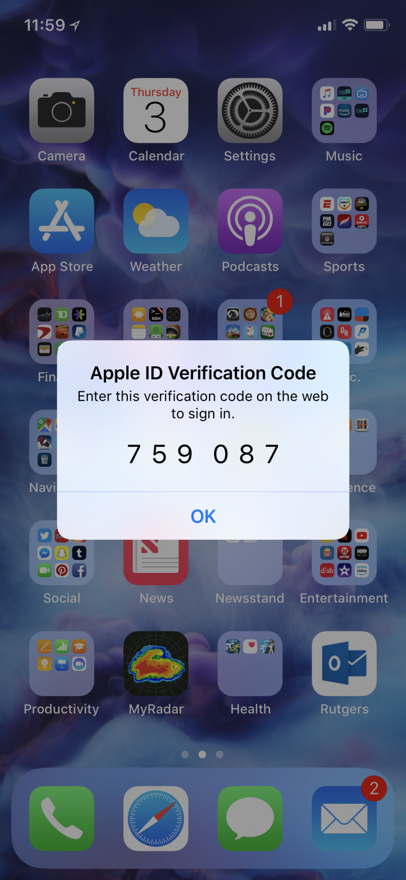 How to turn on two factor authentication (2FA) for Apple ID on iPhone and iPod.