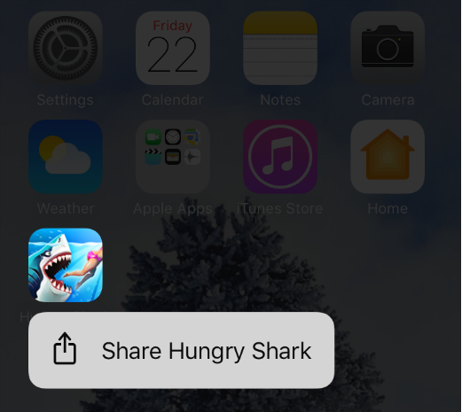 3D Touch Share Option 3D Touch Share Option