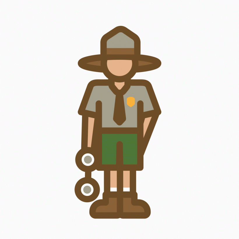 Apple park ranger sticker 2022