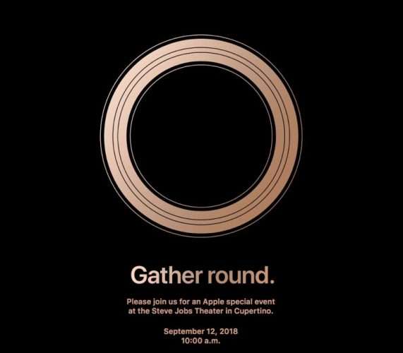 Apple September 2018 Invite