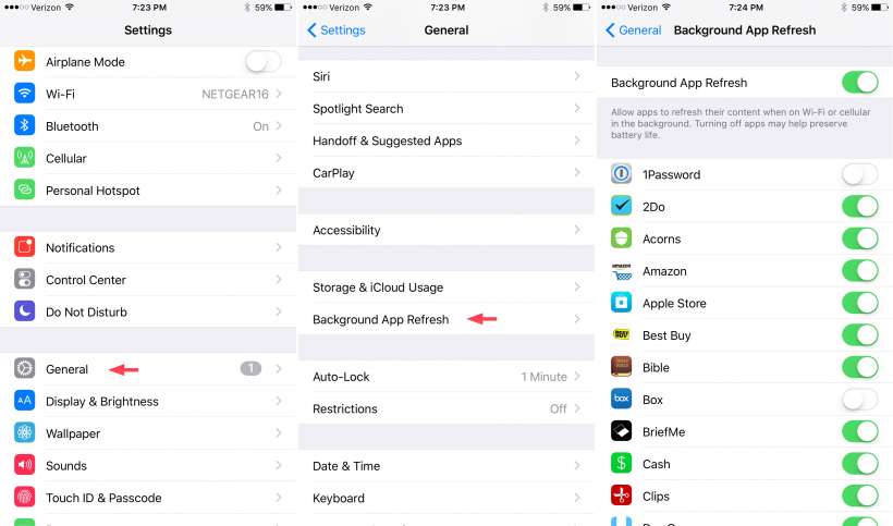 Background app refresh iOS Background app refresh iOS