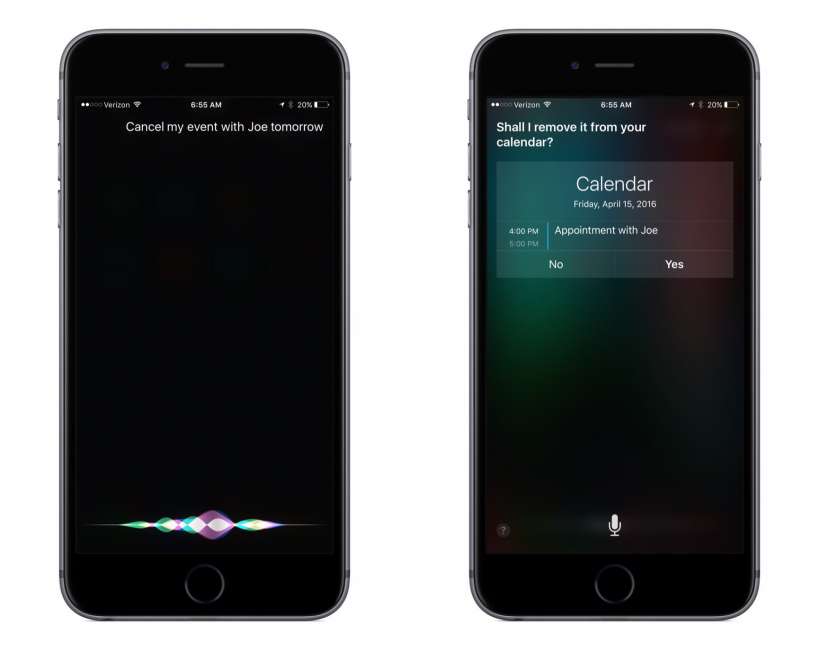 How to cancel a calendar event with Siri