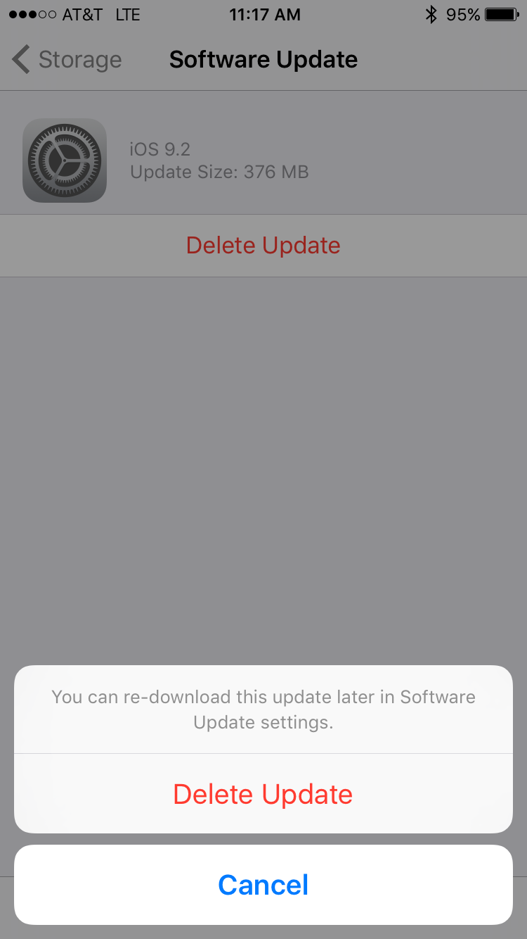 stop iphone asking install ios update