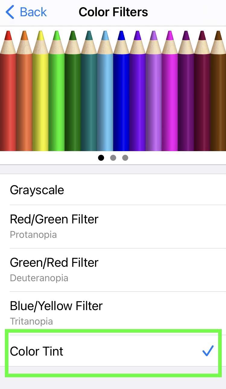 iPhone Color tint 6