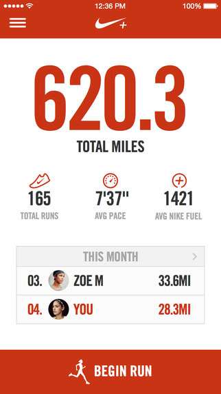 Nike+ running