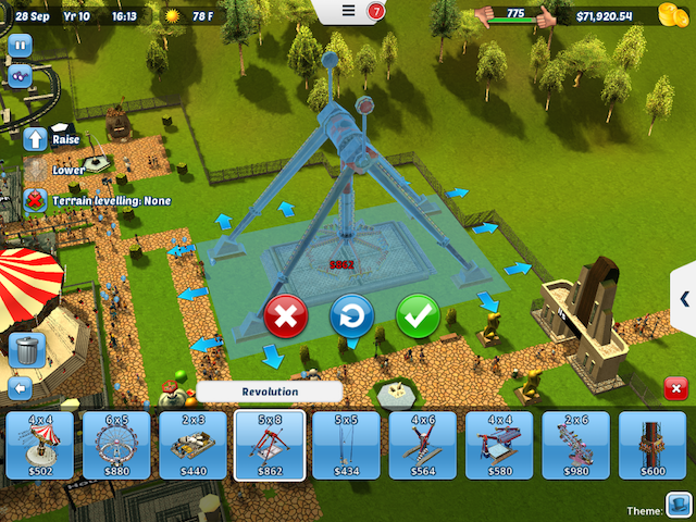 RollerCoaster Tycoon® 3, Apps