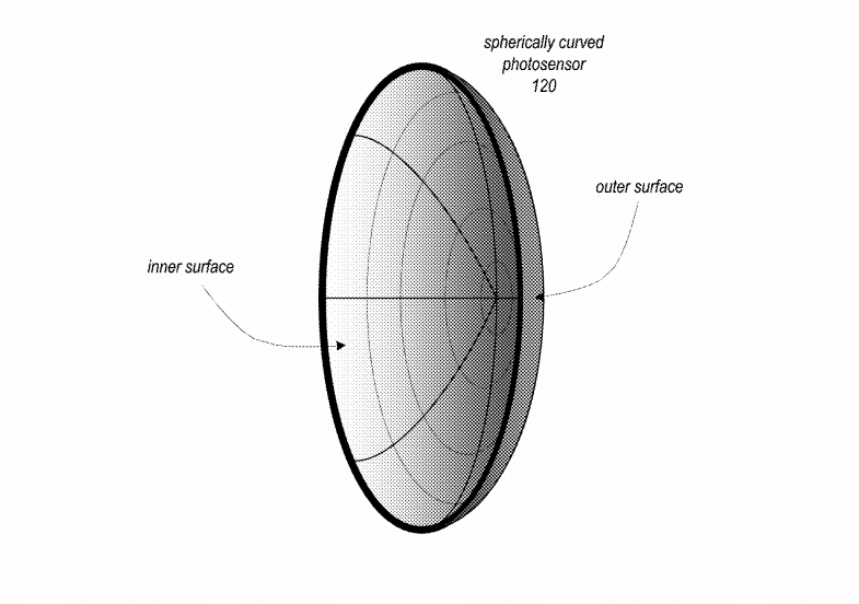 Apple concave photosensor Apple concave photosensor