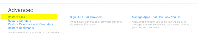 iCloud advanced iCloud advanced