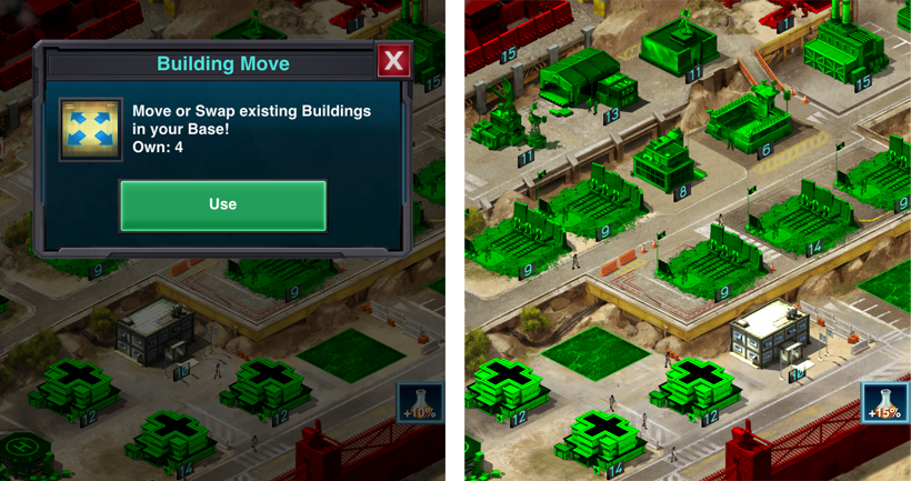 Building Move item Mobile Strike