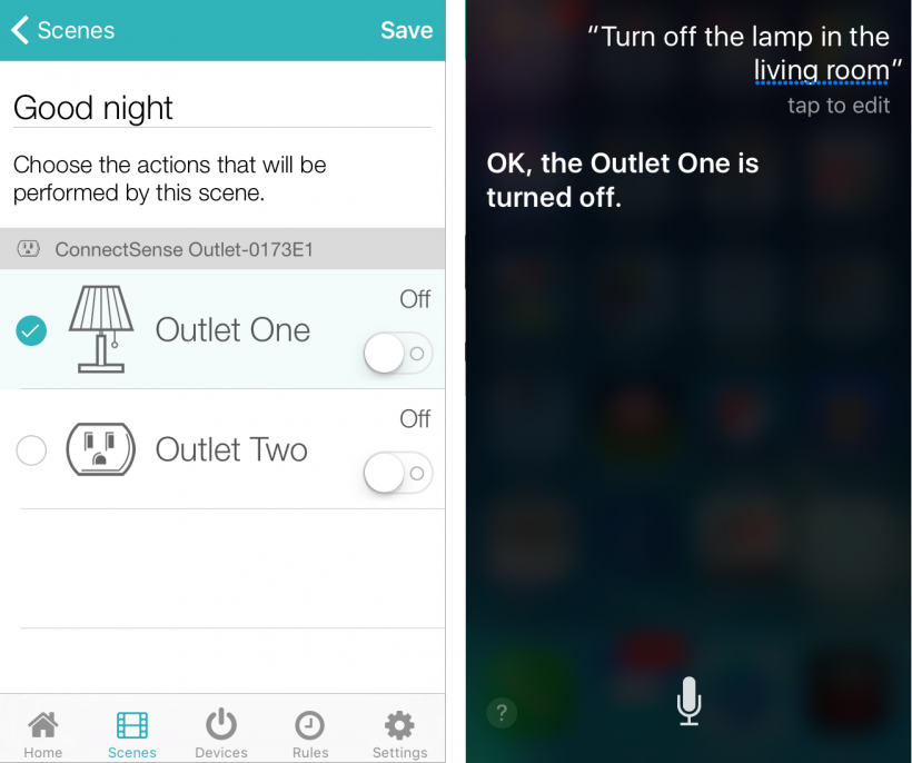 ConnectSense Smart Outlet Siri ConnectSense Smart Outlet Siri