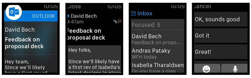 MSFT Outlook watchOS