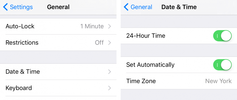 iPhone 6s battery meter