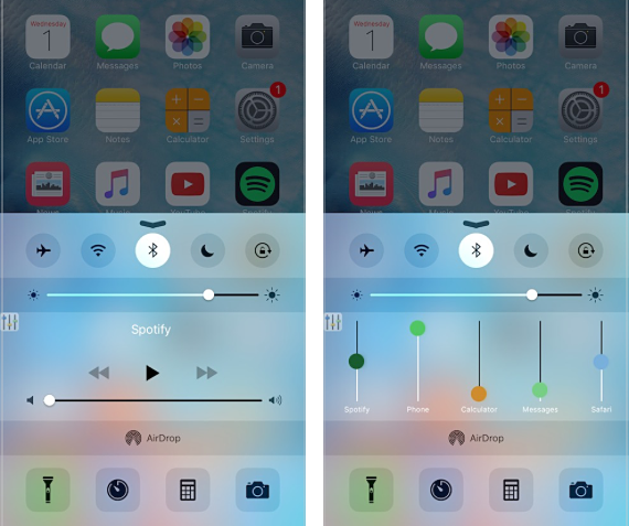 VolumePanel iOS tweak