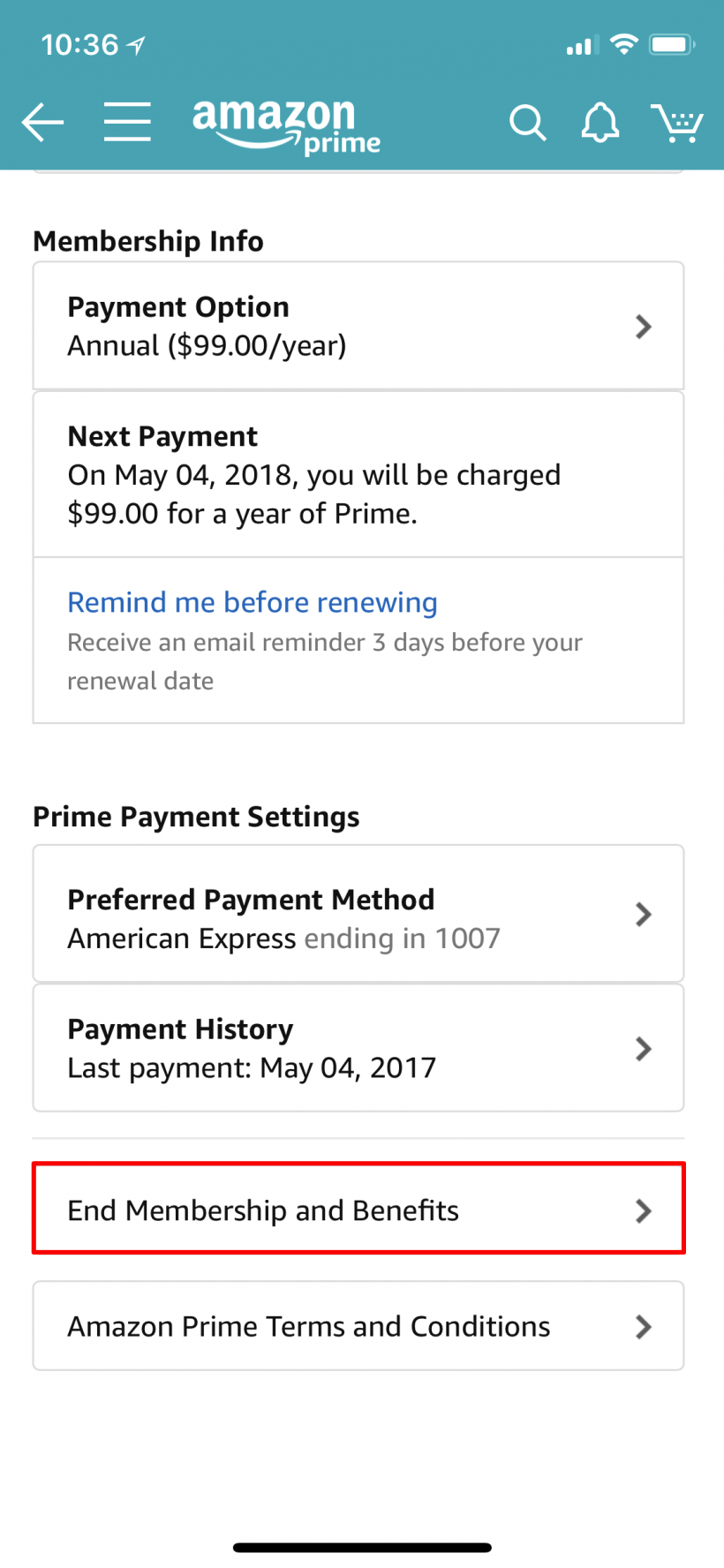 How to stop Amazon Prime subscription on iPhone and iPad.