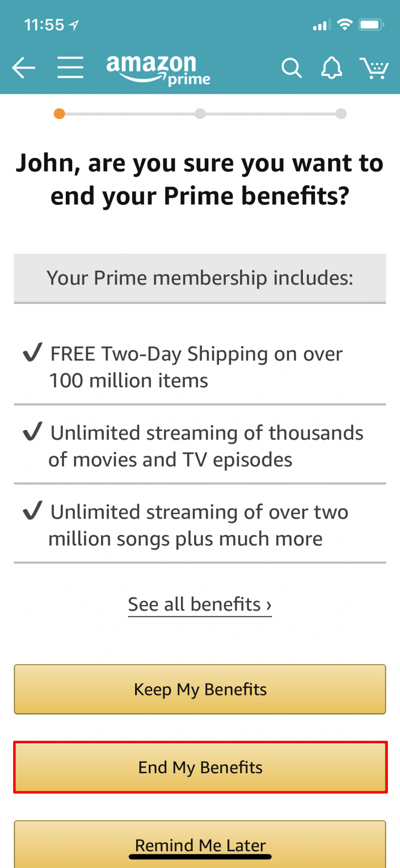 To amazon how prime cancel How to