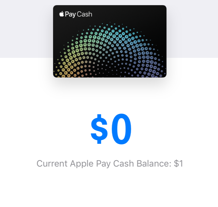 Apple Pay Cash Balance