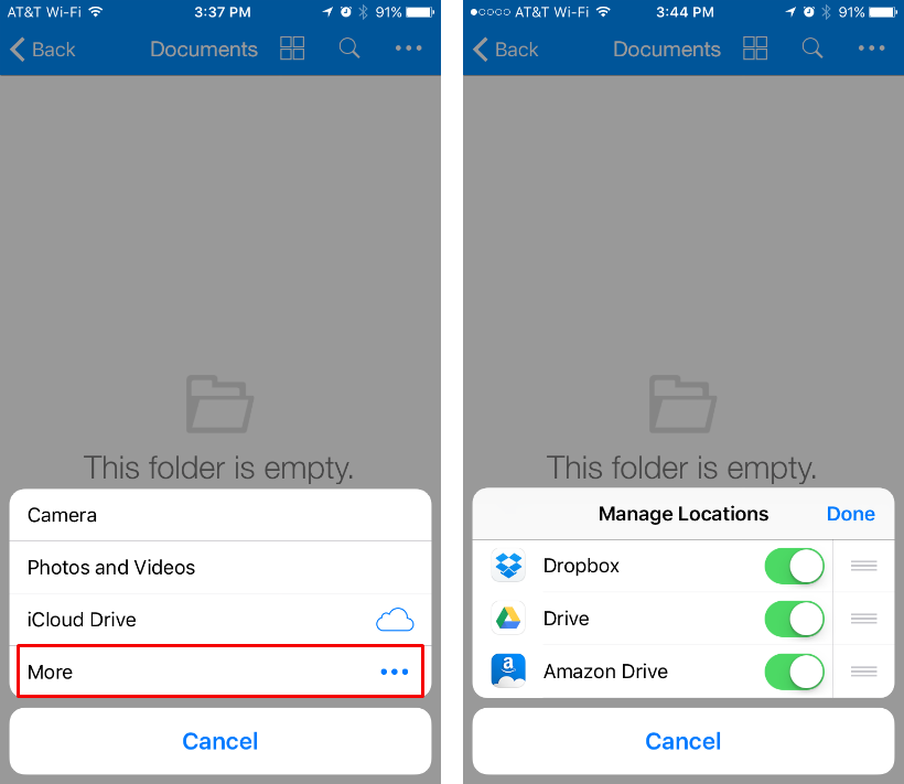 How to use Amazon Drive on iPhone and iPad.