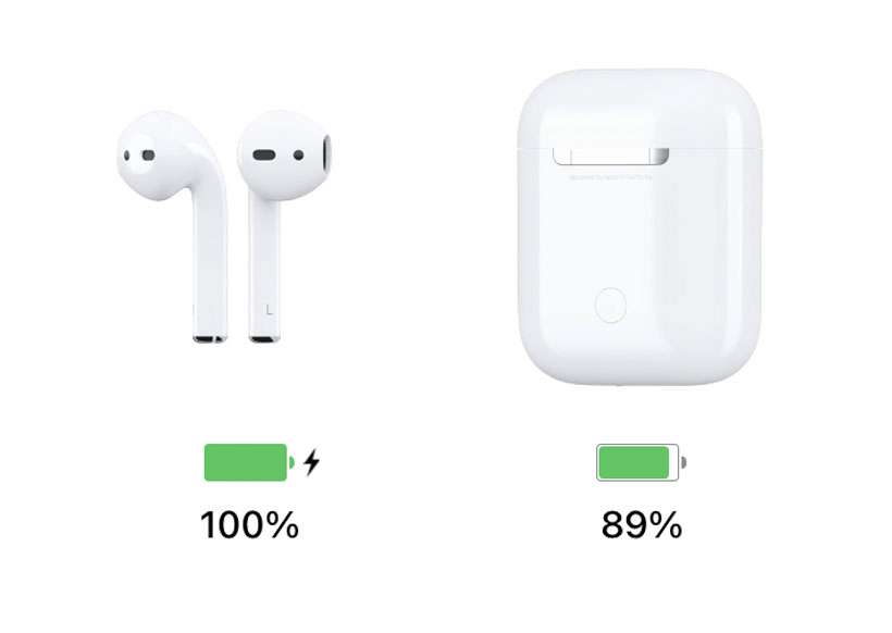 AirPods charge status AirPods charge status