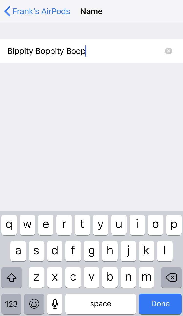 Rename AirPods on iPhone Settings 4 Rename AirPods on iPhone Settings 4
