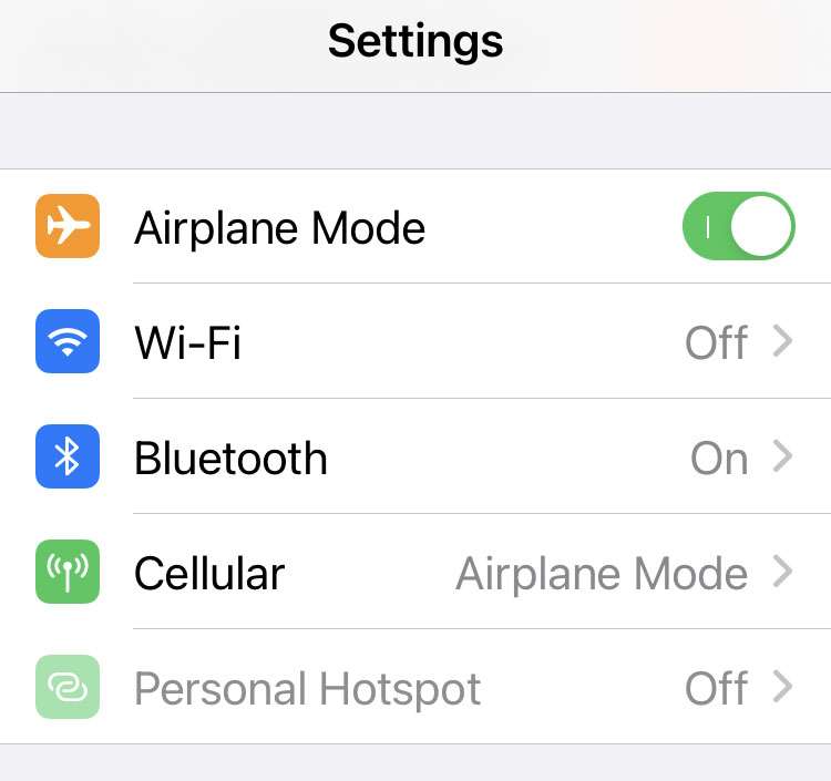 Airplane Mode Airplane Mode
