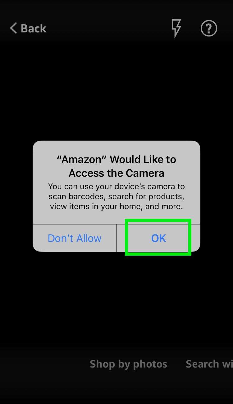 iOS Amazon camera