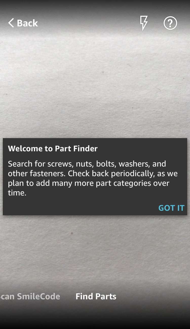 iOS Amazon Part Finder 3