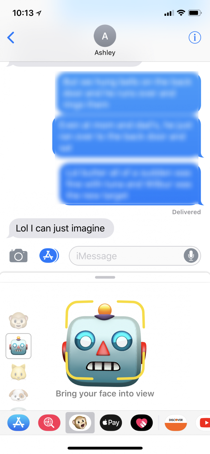 How to make and send Animoji on iPhone X.