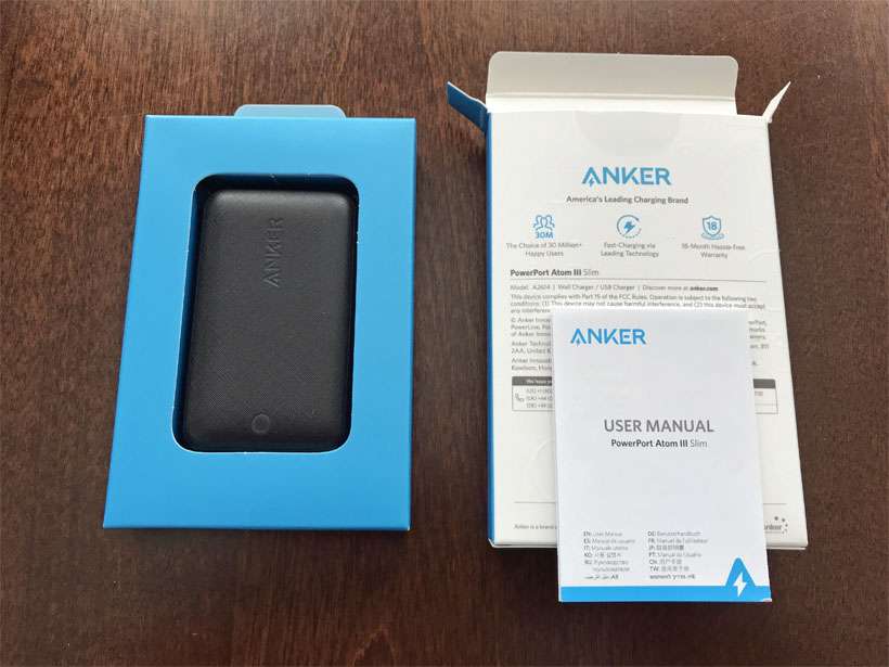 Anker PowerPort Atom III Slim USB-C unboxing