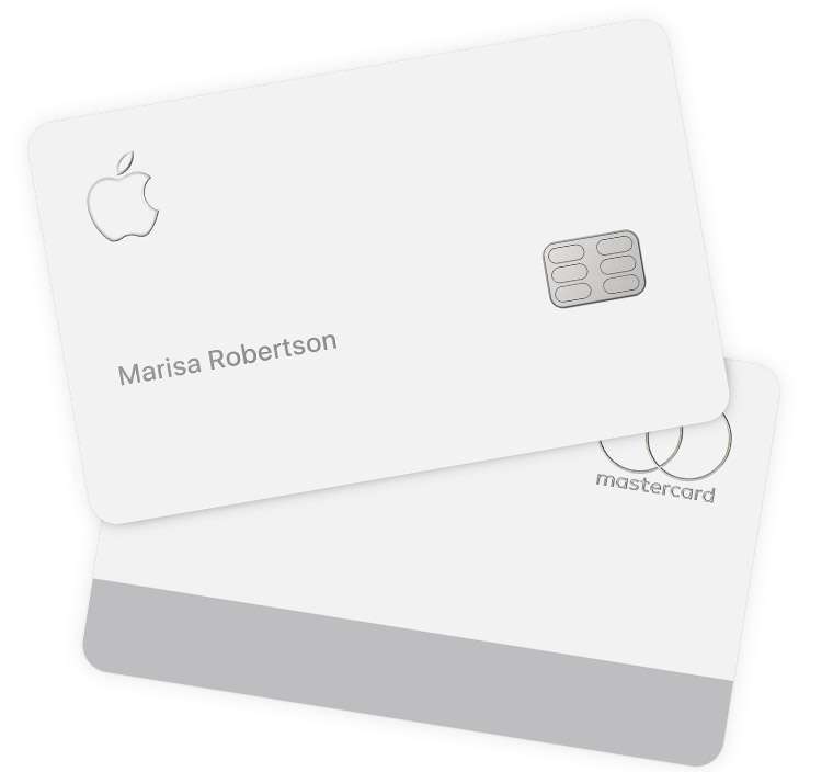 Apple Card titanium physical credit card