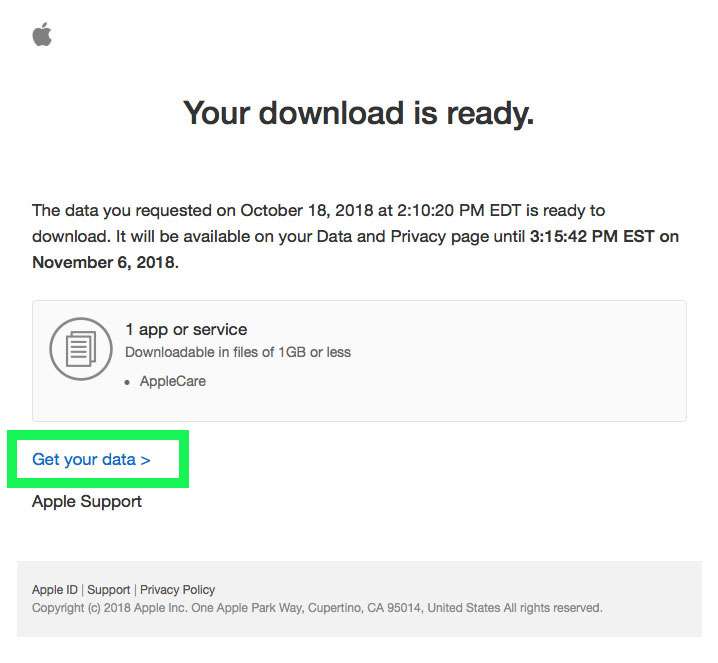 Apple email Apple email