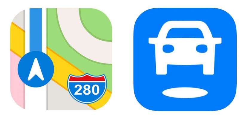 Apple Maps parking