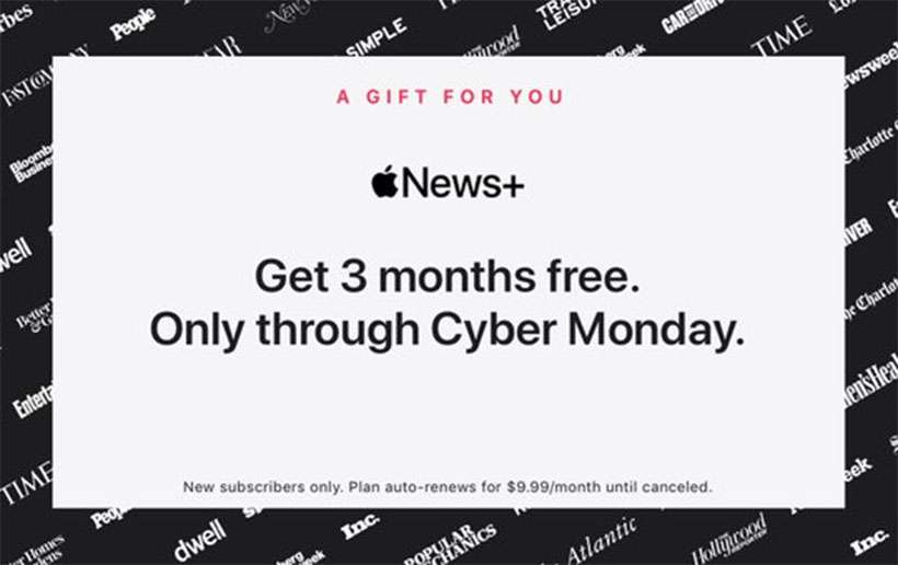 Apple News Cyber Monday 2021