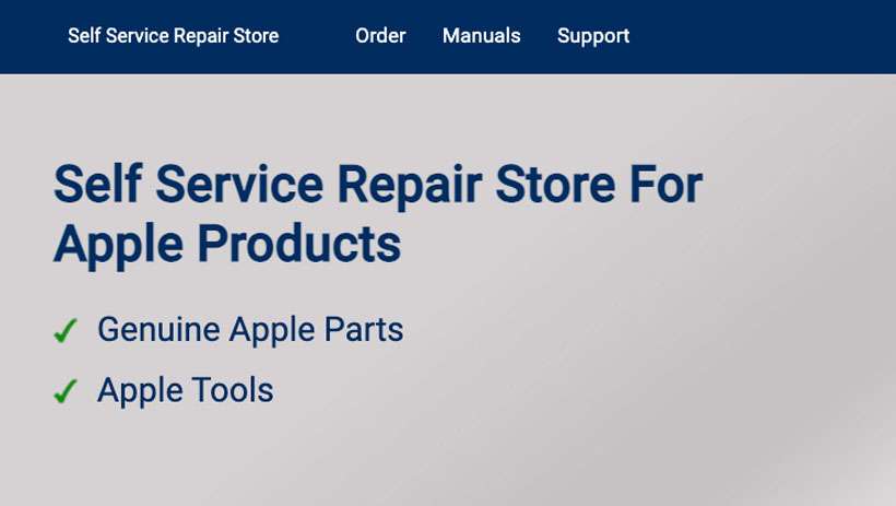Apple Self Service Repair Store