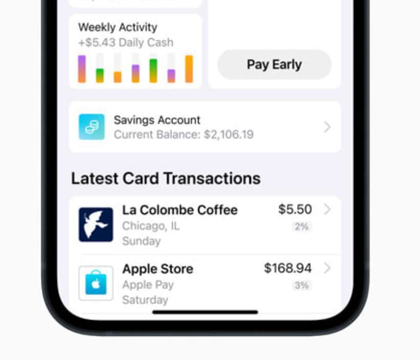 Apple Savings Wallet app Apple Savings Wallet app