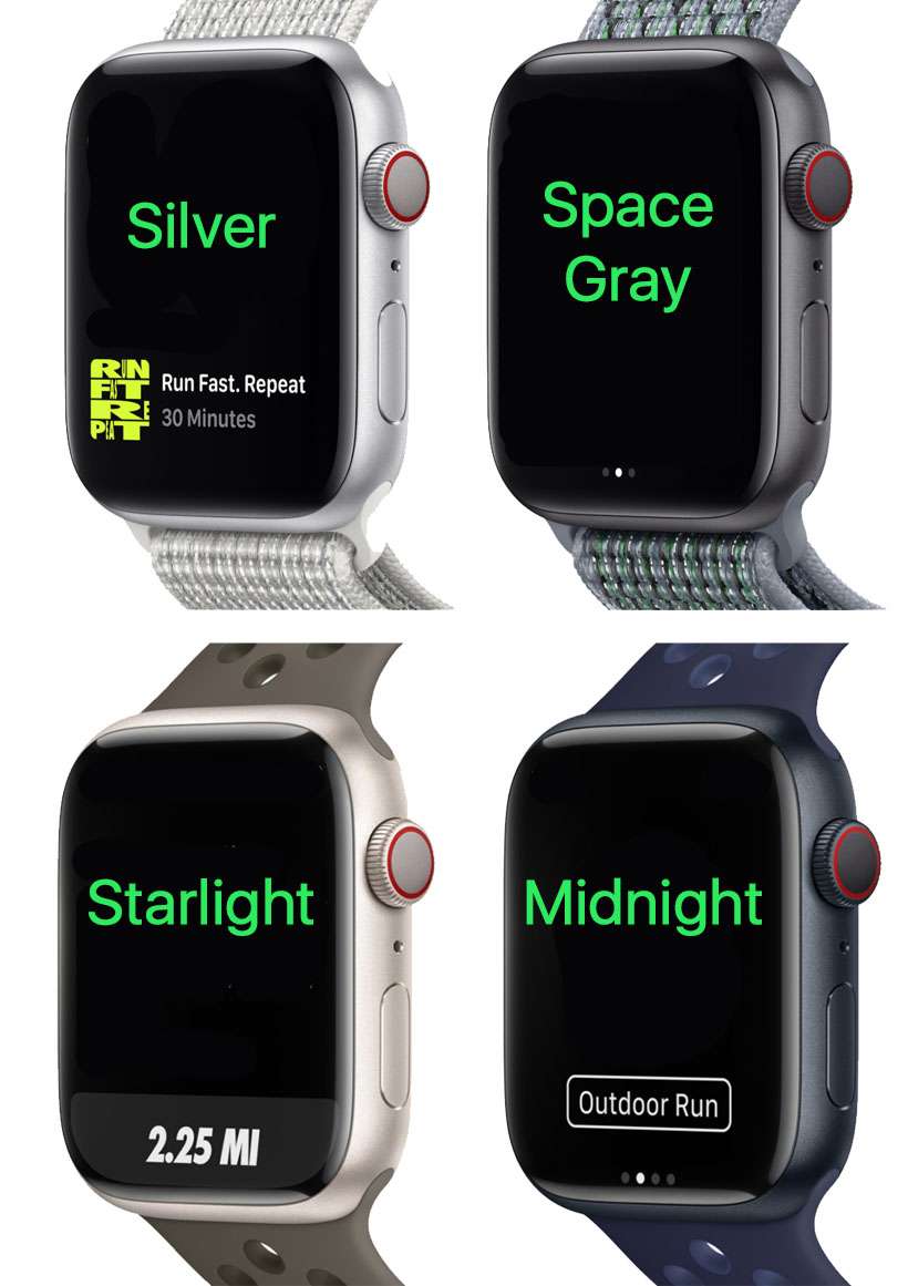 Apple Watch 2021 colors