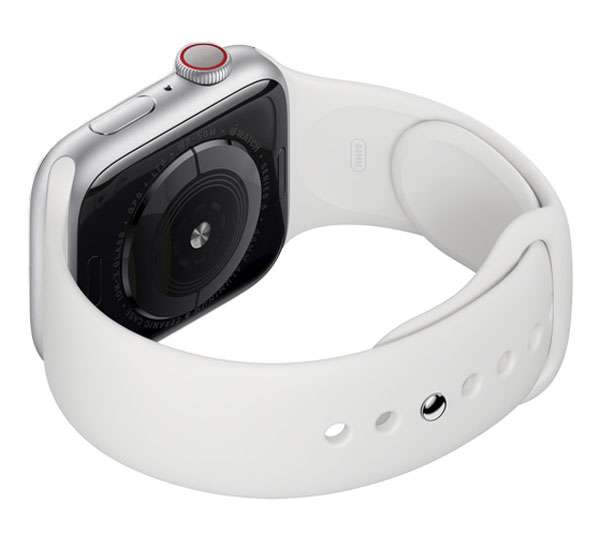 Apple Watch pulse sensor