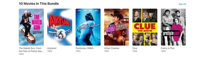 Apple Movie Bundles