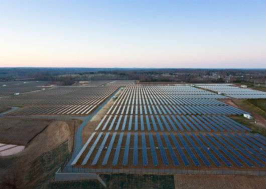 Apple solar farm in Maiden, NC.