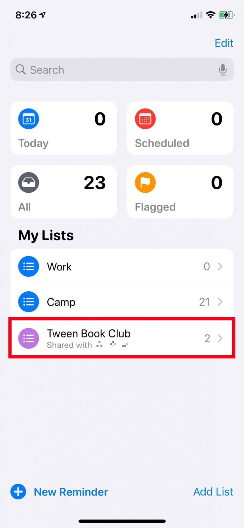 How to assign reminders in shared Reminder lists on iPhone and iPad.