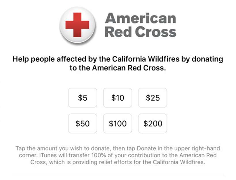 iTunes American Red Cross